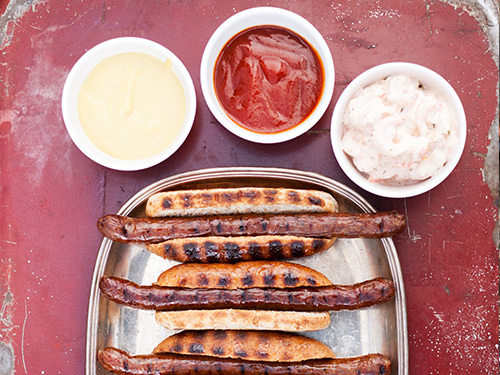 bild av Wieneristerband med räksallad