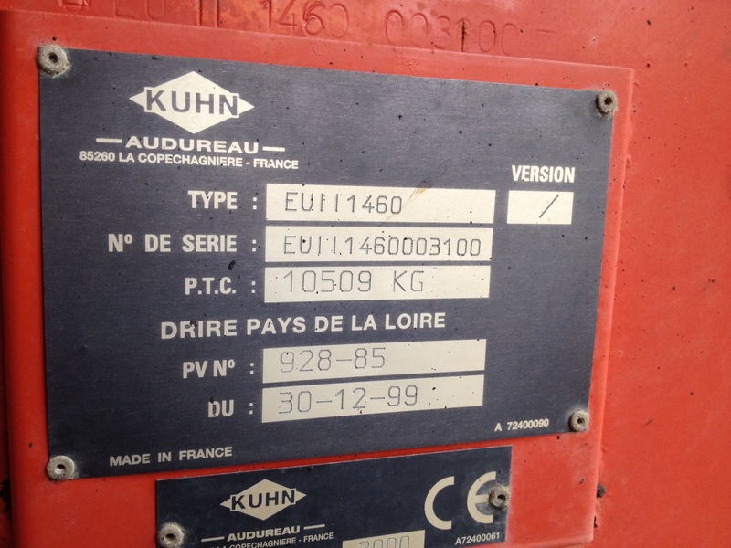 bild 2 av Kuhn EUROMIX ll 1460 Mixervagn